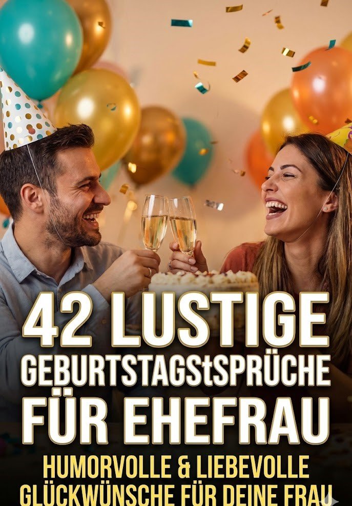 42 lustige Geburtstagssprüche für Ehefrau