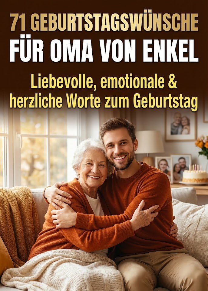 71 Geburtstagswünsche für Oma von Enkel