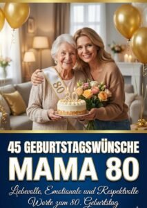 45 Geburtstagswünsche Mama 80
