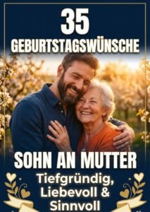 35 Geburtstagswünsche Sohn an Mutter