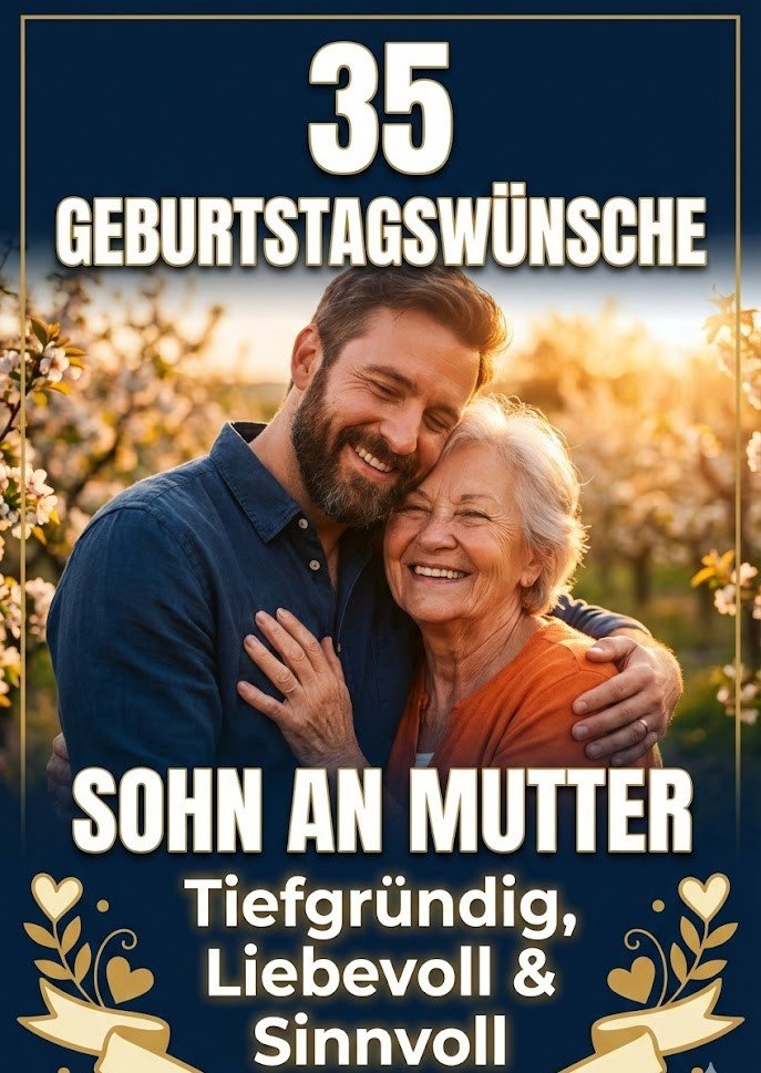 35 Geburtstagswünsche Sohn an Mutter