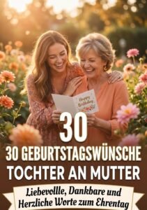 30 Geburtstagswünsche Tochter an Mutter
